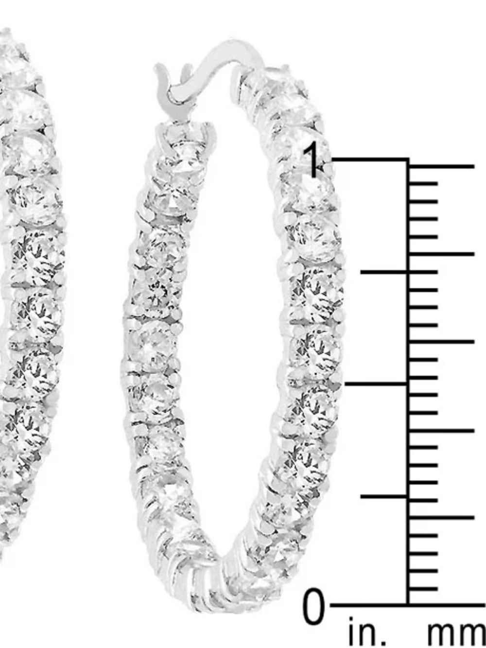 Eternity Hoop Earrings